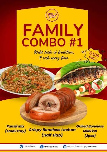Family Combo #1 catering package